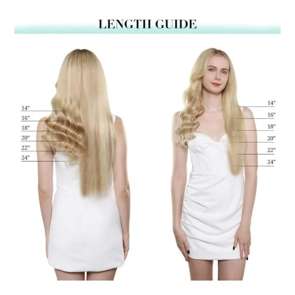 Clip ins 100% human hair extensions 22 inch - Picture 7 of 7